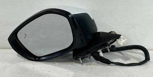 22-23 HONDA CIVIC LEFT DRIVER SIDE VIEW EXTERIOR DOOR MIRROR WHITE NH883P #96187