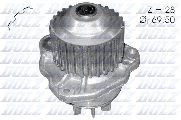 Wasserpumpe KüHlmittelpumpe FüR Renault Espace III 3.0 V6 24V Laguna I 2.9-image