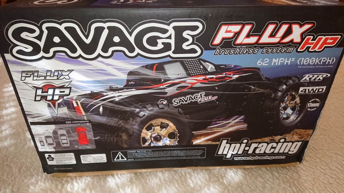 Slightly used, HPI Racing Savage Flux HP Hobby Radio Control Slightly used, HPI Racing Savage Flux HP Hobby Radio Control
