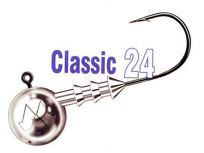 Mustad Classic 24 - Gr. #6/0 / Jigköpfe / 5-35g / 3tlg. pro packung