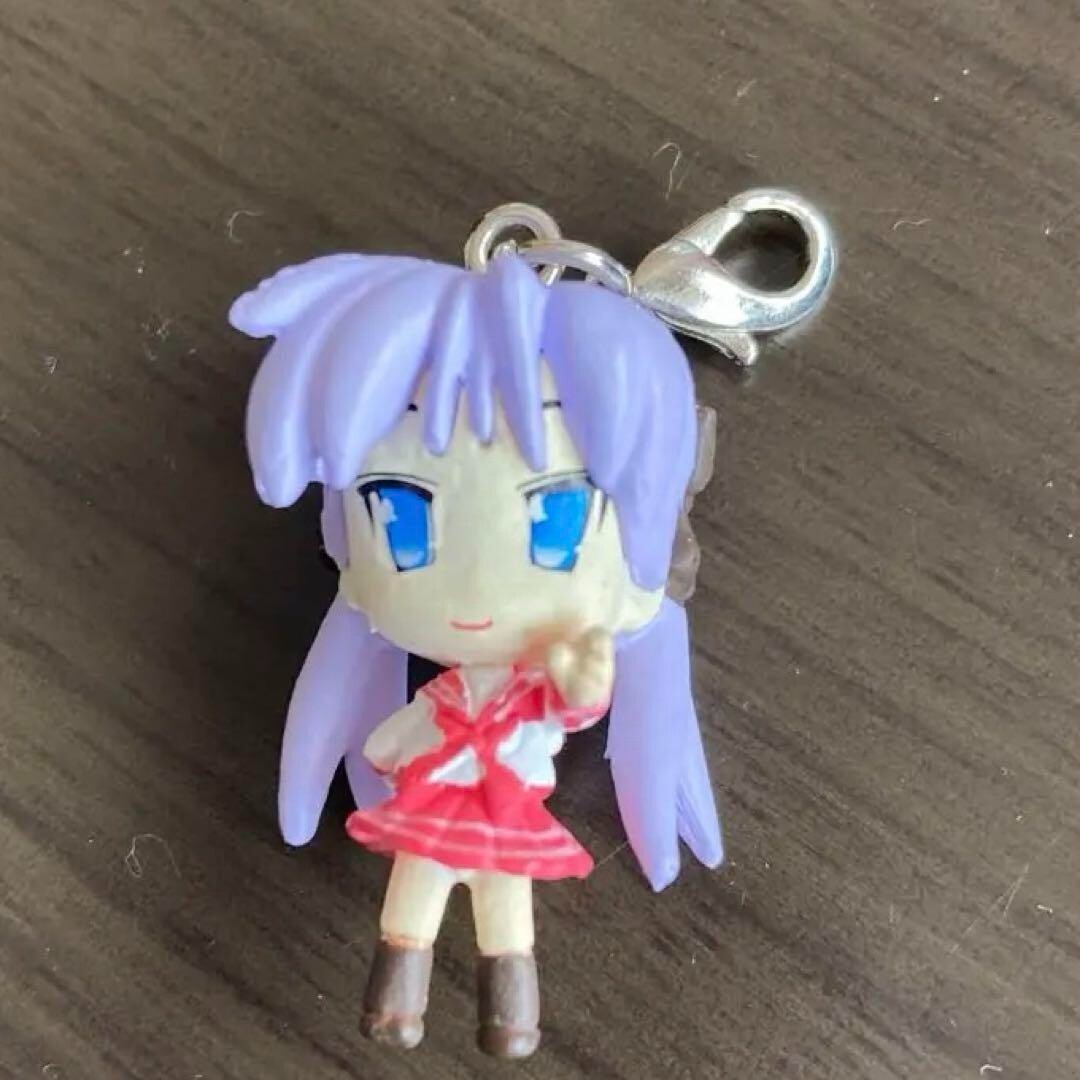 Japanese anime Lucky Star mini figure mascot keychain Kagami Hiiragi