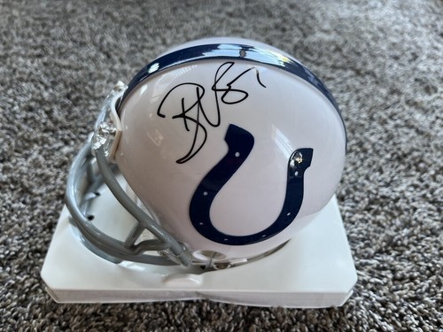 *REGGIE WAYNE*SIGNED*AUTOGRAPHED*INDIANAPOLIS*COLTS*MINI*HELMET*NFL*COA* - Picture 4 of 5
