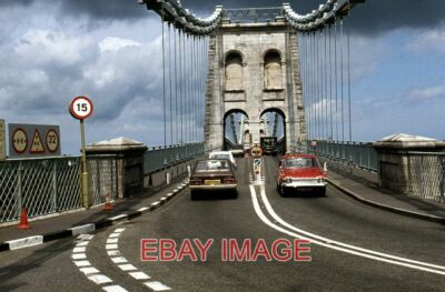 FOTO MENAI HÄNGEBRÜCKE UM 1980 1980