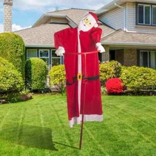 Christmas decorations outdoor Flying/Handing Santa Claus Garden Porch yard tree