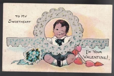 PC-3916**Vtg.  PC **To My Sweetheart I'm Your Valentine**
