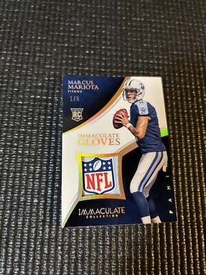 2015 Panini Immaculate Gloves Vapor Jet 1/5 Marcus Mariota #IG-MM Rookie RC
