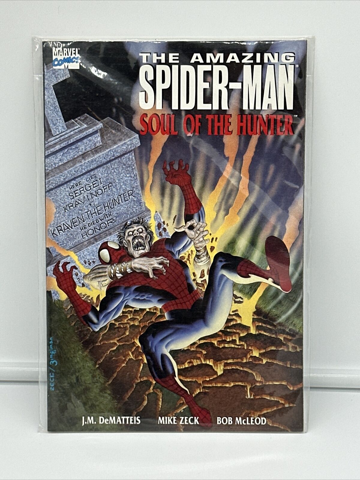 The Amazing Spider-man Soul of the Hunter 1992 Kraven Graphic Novel Marvel Comic