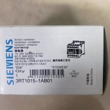 1PC New Siemens contactor 3RT1015-1AB01 AC24V