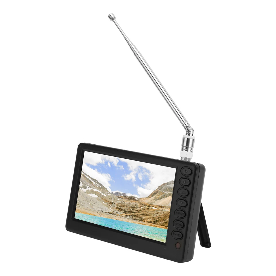5 Inch Portable TV ISDB T Compliant Rechargeable 1080P Mini Digital Televisi ZZ1 - Image 3 of 4