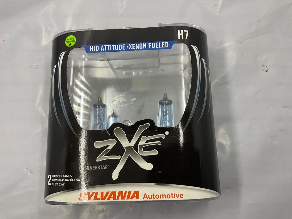 Pacote de faróis Sylvania Silverstar ZXE H7 55W duas lâmpadas H7SZ.PB2 - Imagem 2 de 3