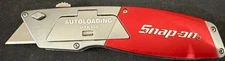 Snap On utk150 Autoloading Utility Red Aluminum Carpenter Razor Knife Open Box