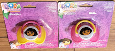 Nickelodeon Dora the Explorer 2 Pacifier Lot Pink Yellow Baby Girl