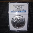 2011 (S) American Silver Eagle NGC MS 69 Early Releases $1 Coin