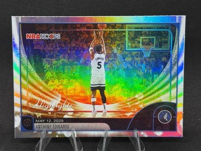 2025 Topps NBA Hoops #270 Anthony Edwards Highlights