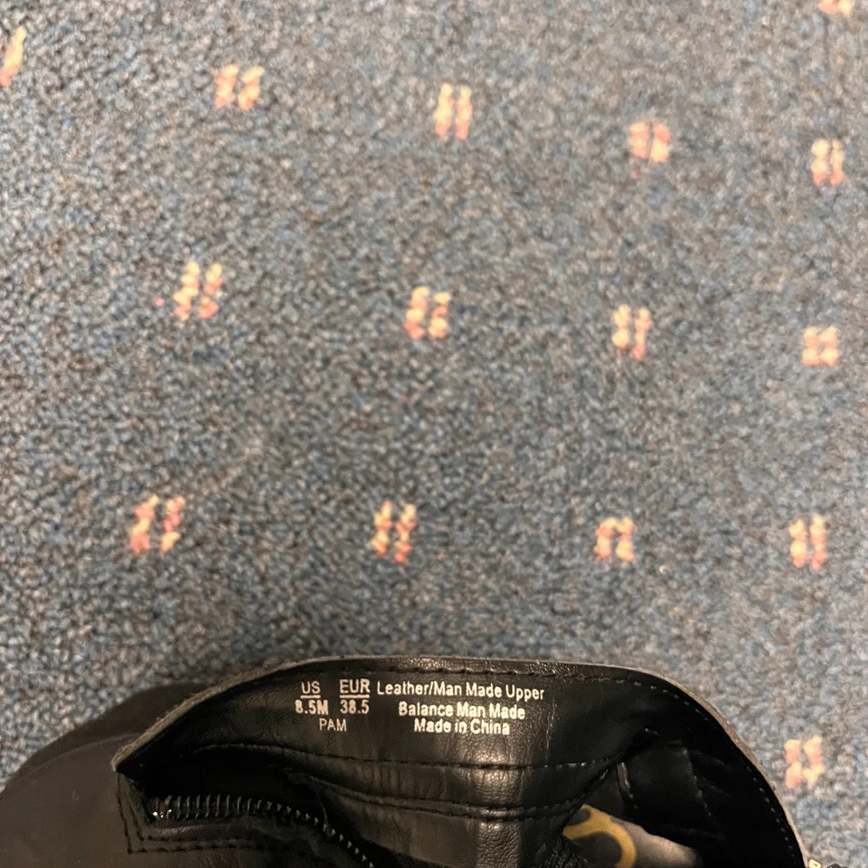 Sam Edelman Women's 8.5 Pam Over the Knee Boots Panel Horse Block Zipper Riding - Image 4 of 4