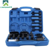 Front 19pcs Master Set Wheel Hub Drive Bearing Removal Install Service Tool Kit
