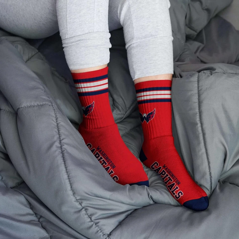 For Bare Feet Women's NFL Four Stripe Socks Large, Team Color  - Image 4 of 4