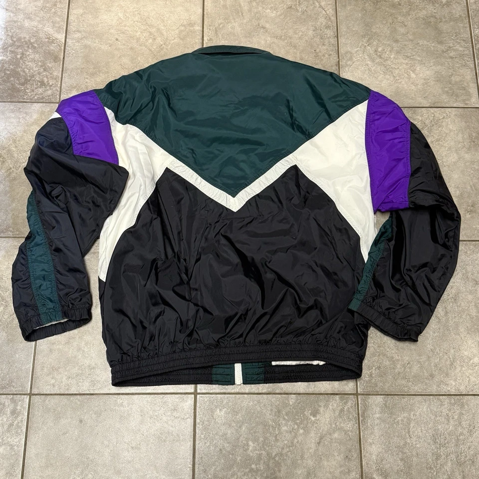 De Colección Nike EE. UU. Traje de Pista Chaqueta Pantalones de Correr Conjunto Cortavientos Y2K Grande Foto 2 de 4