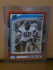 2024 Panini Donruss - Rated Rookie Tyler Guyton #400 Optic Preview Red Wave (RC)