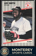 Lee Smith 1989 Fleer #99 Boston Red Sox