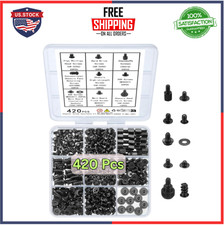 420Pcs Computer Screws, Motherboard Standoffs Kit for Motherboard Laptop Compute