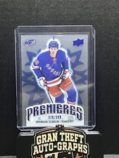 24-25 Upper Deck Ice Hockey #153 Premieres Parallel SP Brandon Scanlin  376/399
