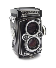 Rolleiflex 3.5E Planar F3.5 Medium Format TLR - Mechanically Working