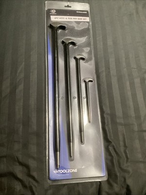 Toolzone 4 Pce Heel And Toe Pry Bar Set