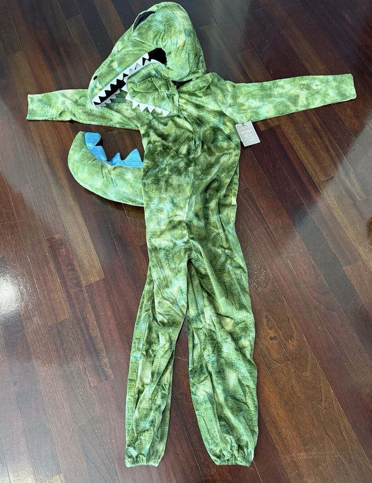 ADULT Pottery Barn Kids Light Up T-REX Dinosaur Costume Adult XS/S NWT - Image 3 of 4