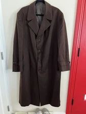 Neiman Marcus Loro Piana Storm System Overcoat Raincoat  46 R coat jacket