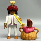 Playmobil Snake Charmer Ethnic Middle Eastern Male Adult Figure Cobra Basket VTG