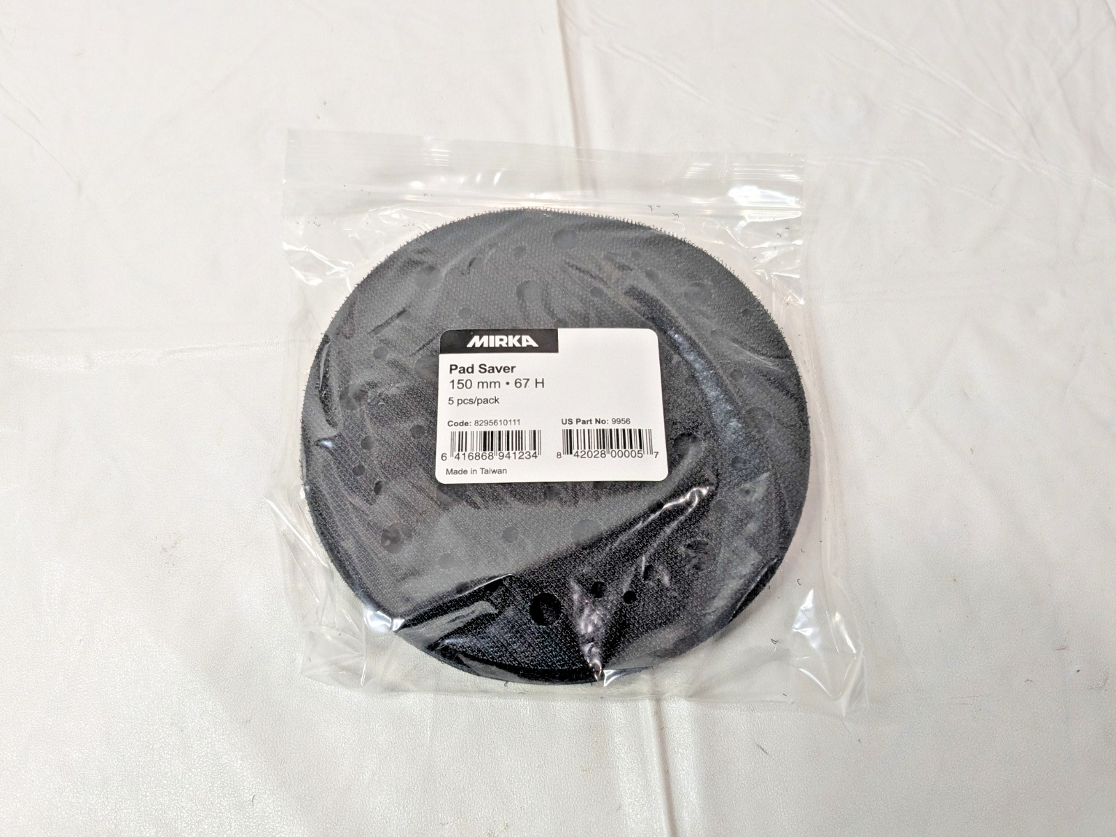 MIRKA Pad Savers 150 mm 67 Holes QTY 5 9956