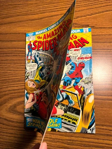 Amazing Spider-Man #125 DOUBLE COVER Bronze Age Marvel Comic 1973 FN-