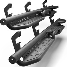 Running Boards Crew Cab Two Raised Side Step Compatible with 2007-2018 Chevy Sil