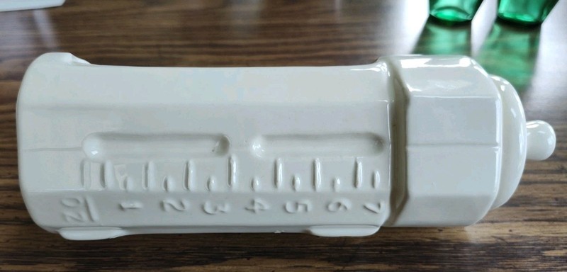 Vintage Haeger Pottery Planter Cream Baby Bottle 8.5 Inch