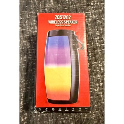 ZQS1202 Wireless Speaker OS New Super Bass LED Portable 5W Bluetooth 1500mAh