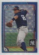 2015 Bowman Chrome Prospects Blue Wave Refractor Nelson Gomez #BCP116 fm0