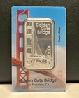 Pamp Historical Landmark - San Francisco Golden Gate Bridge 1 oz Silver Bar