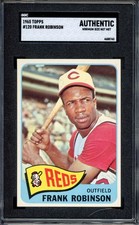 1965 Topps #120 Frank Robinson SGC Authentic Vintage HOF Baseball Card (8743)
