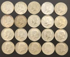 1968 Kennedy Half Dollars, 40% Silver - 1 Roll (20 Coins), $10.00 Face Value