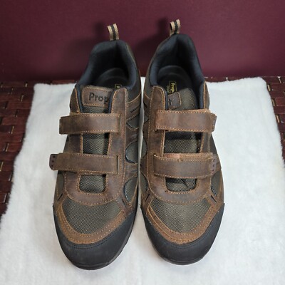 Propét Men's Ortholite Connelly Strap Leather Walking Shoe Size 14 3E