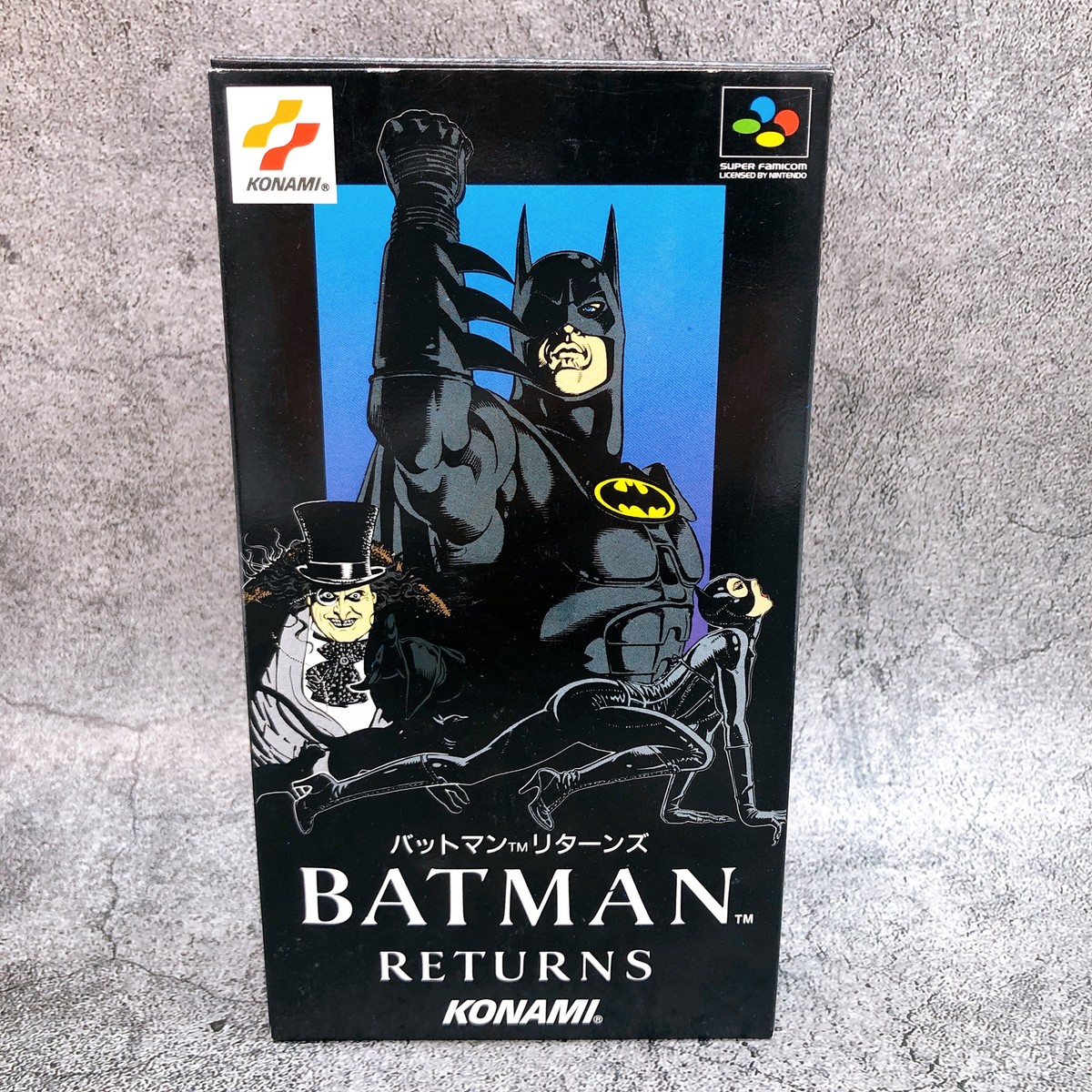 Batman Returns Nintendo Super Famicom Konami 1993 Japanese