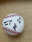 Willie Mays #24 INSCRIPTION HOF SAN FRANCISCO GIANTS SIGNED BASEBALL JSA COA