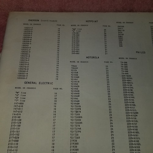 Vintage TELEVISION SCHEMATICS & Service Guide 1957 COWAN Alignment Data-FreeSHIP - Picture 3 of 12