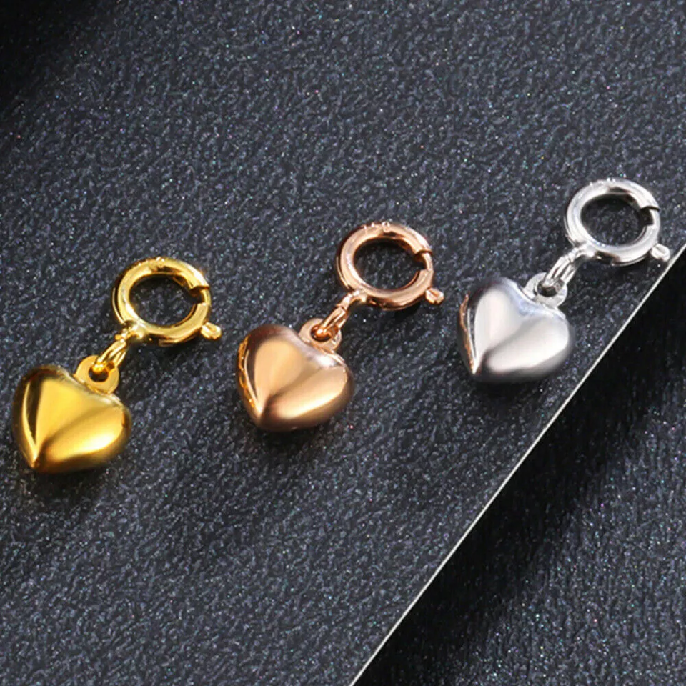 Real Au750 Pure 18K Yellow Gold Women Lucky Heart Pendant eBay