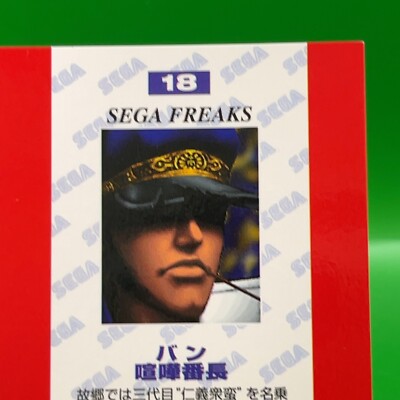 Bahn No. 18 Fighting Vipers Card SEGA FREAKS Game trading TCG