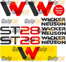 Wacker Neuson  St28, ST31, ST45 or ST50 Compact Loader Decal Set