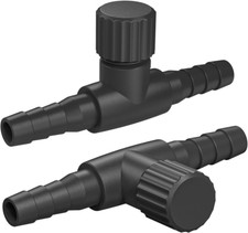 Aquarium Air Control Valves for 3/16" ID Airline Tubing Single Way Plastic Air F