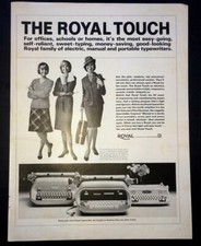 Life Magazine Ad ROYAL TYPEWRITER 1965 Ad