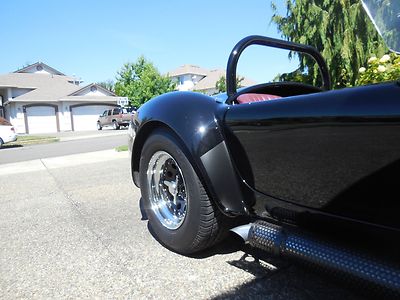 Rear Fender SPATS Gravel Shields Black fits Classic Roadsters 1966 427 Cobra